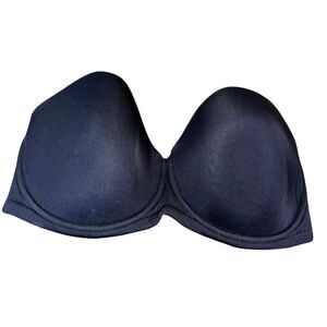 Wacoal black strapless bra underwire 38g  38dddd 4d